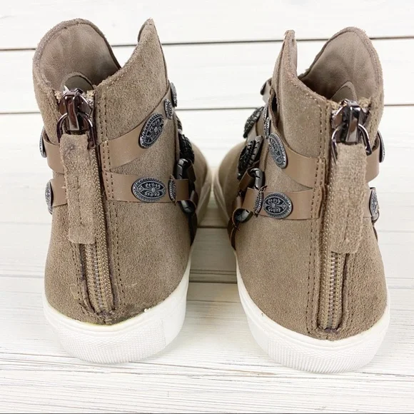 NEW Very Volatile Menloh Taupe Boho Sneakers 7 - Picture 10 of 13